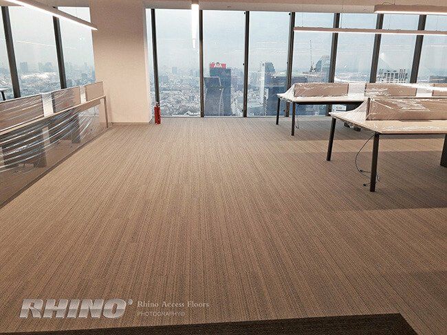 G Tower กรุงเทพฯ พื้นสำนักงานที่เสร็จแล้ว
