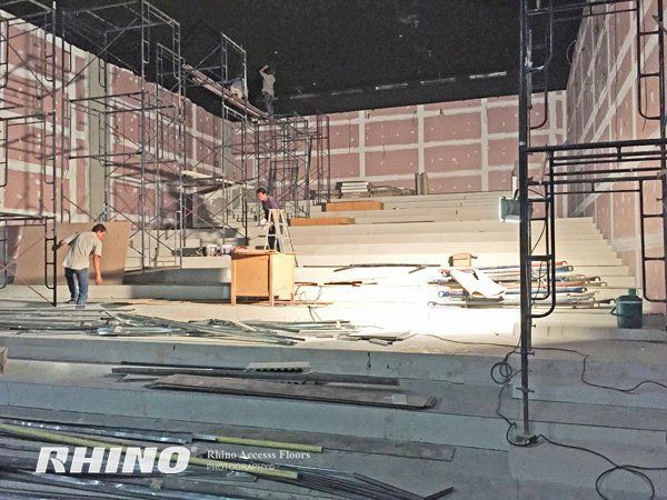 Major Cineplex: an auditorium under construction.