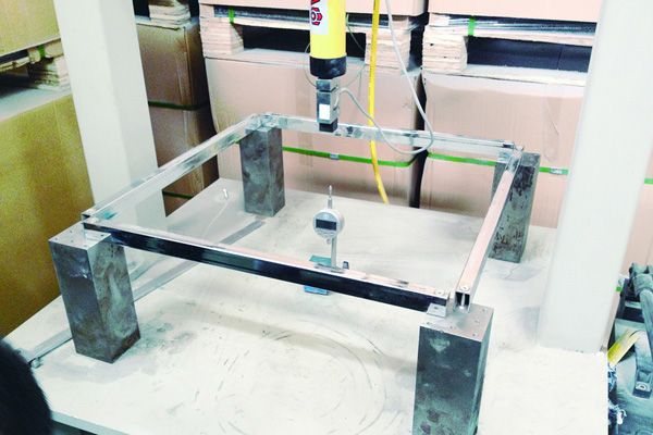 Panel load test rig