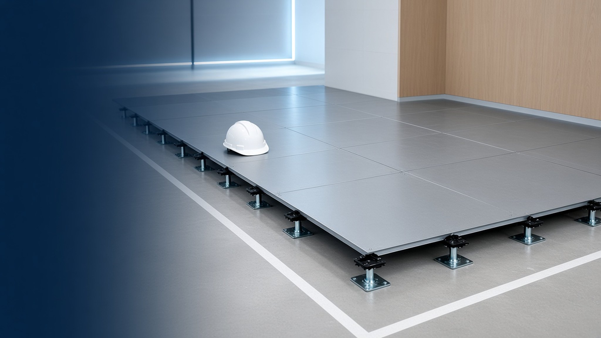 ติดตั้งพื้นยก Rhino (raised access floor installation)