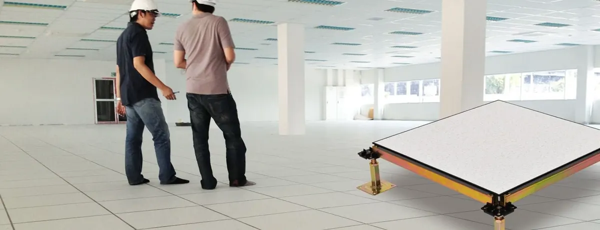 ติดตั้งพื้นยกสำนักงาน (office raised floor installation)